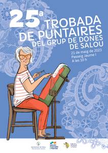 El Grup de Dones de Salou organiza la 25a Trobada de Puntaires, este domingo, 21 de mayo