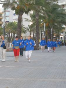 El grupo 'Vamos a Caminar' de Salou ha organizado una salida por el Paseo y el Camino de Ronda