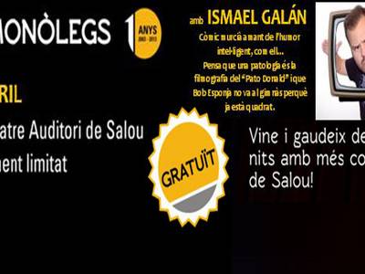 El mejor humor con Ismael Galán al Ciclo de Monólogos de Salou