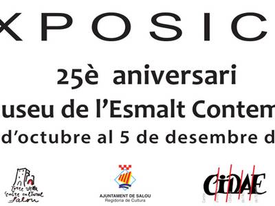 El Museo de l'Esmalt Contemporani de Salou cumple 25 años y lo celebra con una muestra conmemorativa