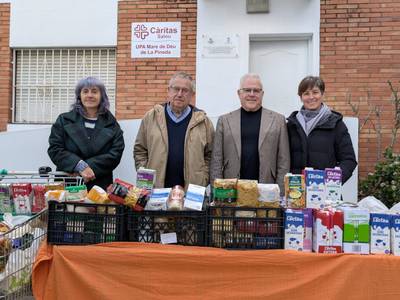 El Parque de Navidad Espai Xic'S de Salou recoge 860 kg de alimentos para Cáritas y Eluzai