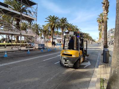 El Paseo Jaume I recupera la normalidad tras el Cós Blanc
