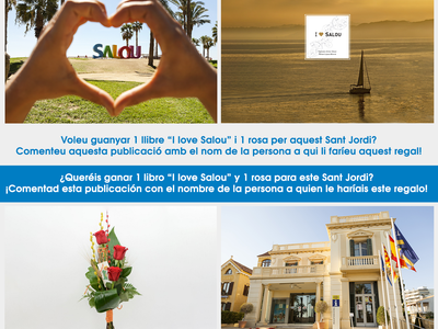 El Patronato de Turismo de Salou fomenta la participación de la ciudadanía con un sorteo para celebrar la Diada de Sant Jordi
