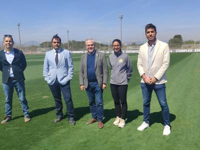 El secretario general de Cultura y Deportes, Víctor Francos, visita Salou