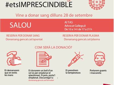 El Teatro Auditorio de Salou acoge una jornada de donación de sangre, el próximo lunes, 28 de septiembre