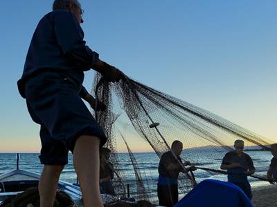 Exhibición de pesca tradicional, mañana en Salou