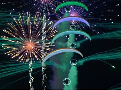 Falta un mes para la Festa al Cel, el festival aéreo más grande de España