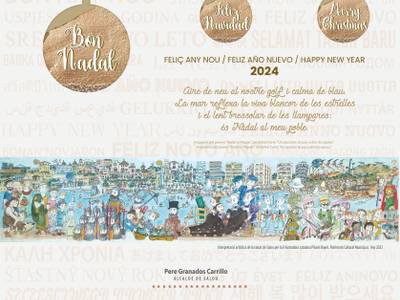 Felicitación de Navidad del alcalde de Salou, Pere Granados