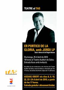 Jordi LP, en Salou con la obra 'Er portigo de la Gloria'