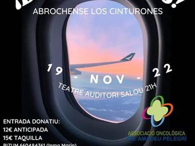 La Asociación Oncológica Dr. Amadeu Peregrí de Salou celebra la XI gala benéfica ‘¡Despegamos! Abróchense los cinturones', el próximo 19 de noviembre, a favor de la investigación contra el cáncer