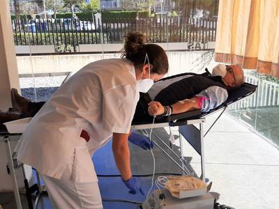 La campaña de donación de sangre de Salou suma casi un centenar de personas