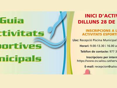 La concejalía de Deportes abre las inscripciones para las actividades deportivas de otoño invierno