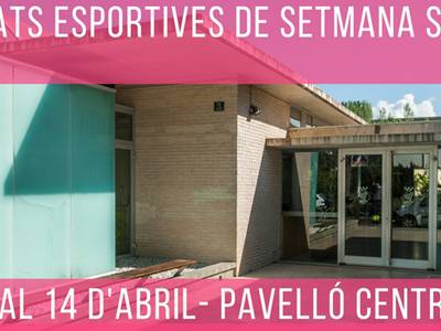 La concejalía de Deportes organiza actividades para niños coincidiendo con la Semana Santa