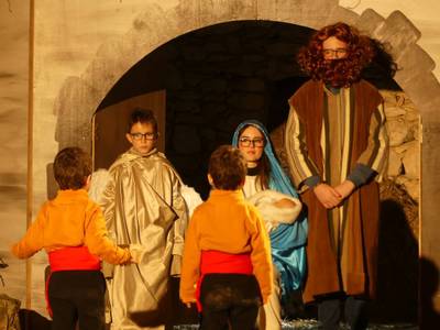 La Masía Catalana acoge el pesebre viviente del Grup Esplai Salou