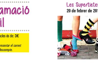 La obra infantil "Las Supertietes" llega al TAS de Salou