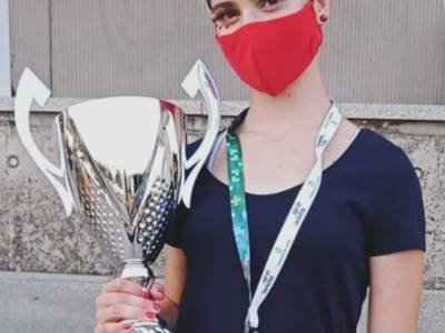 La patinadora de Salou Clàudia Rubio Gómez gana el Campeonato Europeo de Grupos-Show Junior, celebrado en Lleida
