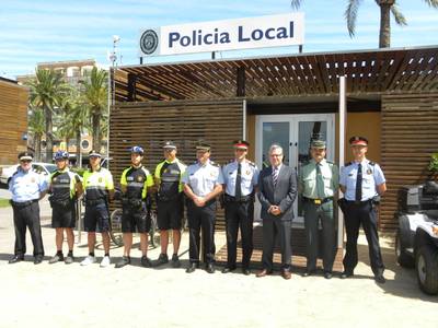 La Policía Local de Salou abre la comisaría de playa en coordinación con los Mossos d'Esquadra