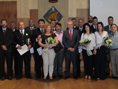La Policía Local de Salou celebra su patrona con un sentido reconocimiento hacia el agente Alberto Macías, muerto en acto de servicio