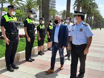 La Policía Local de Salou pone en funcionamiento la Comisaría de Playa, con un total de 20 agentes destinados a velar por la seguridad de la ciudadanía