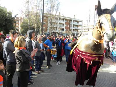 La vigésima pedalada y el 28 encuentro de gigantes, llena la mañana de domingo de fiesta mayor en Salou