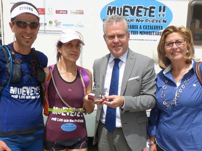 La vuelta solidaria en Cataluña para las enfermedades raras pasa por Salou