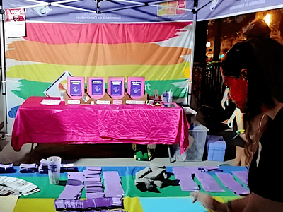 Las Nits Daurades de Salou cuentan con un Punto violeta y multicolor