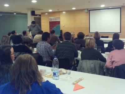 Lleno total en el curso de cata de cervezas para la Fiesta Mayor