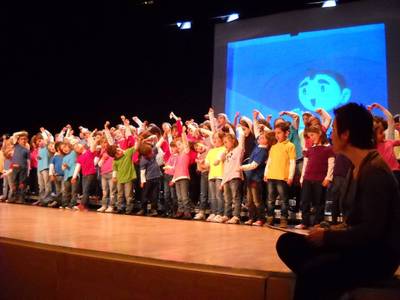 Los más pequeños de la EMMS actúan en el Teatro Auditorio de Salou