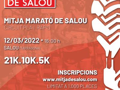 Medio millar de runners participan este sábado en la Mitja Marató de Salou 2022