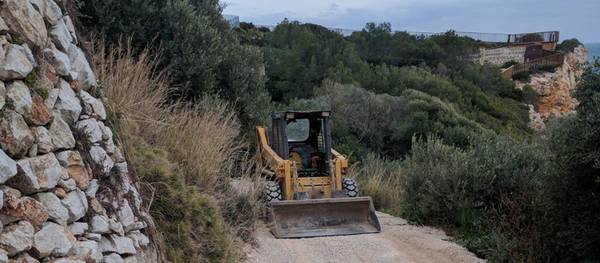 Mejoran un tramo del camino de Ronda en la zona del Mollet del Faro