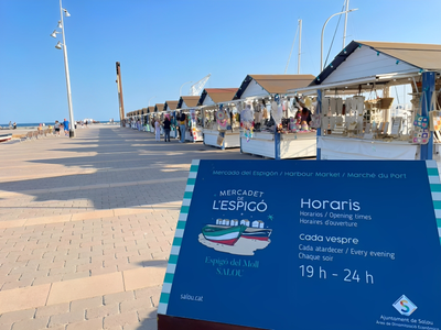 Mercadet del Espigó de Salou: el gusto de comprar a orillas del mar