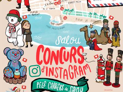 'Pels carrers de Salou', el nuevo concurso de Instagram para descubrir las figuras de Navidad