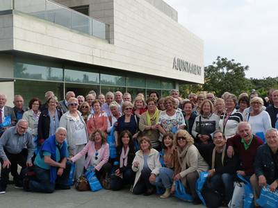 Salou acoge un encuentro de ex jugadores del Barça mayores de 65 años