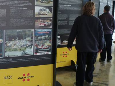 Salou acoge una muestra sobre la historia y evolución de los 50 años del Rally Catalunya