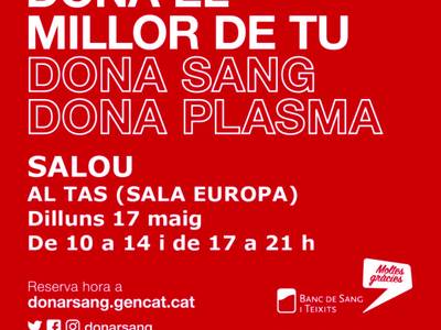 Salou acogerá una nueva jornada de donación de sangre y plasma, el próximo lunes, 17 de mayo
