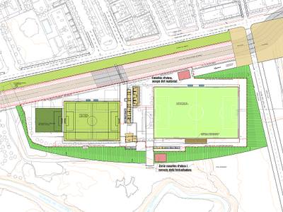 Salou adjudica las obras de adaptación del Estadio de Fútbol al terreno resultante de la nueva canalización del Barranc de Barenys