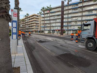 Salou arranca este lunes el plan de asfaltado de 2,8 M€