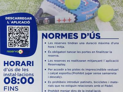 Salou automatiza las reservas y el uso de las pistas de pádel, situadas junto al Pabellón Salou Ponent