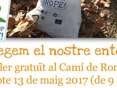 Salou busca voluntarios para participa en el European Clean Up Day, en el Camino de Ronda