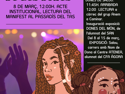 Salou celebra el 8M, Día Internacional de la Mujer, con un amplio abanico de actividades, durante esta semana