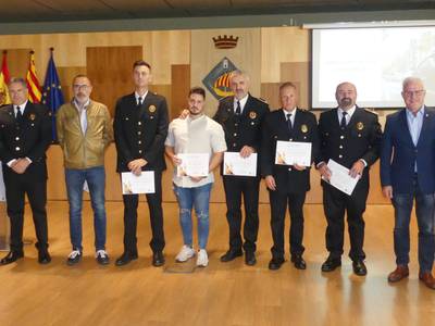 Salou celebra la Festividad de San Miguel Arcángel, patrón de la Policía Local, con diversos reconocimientos al cuerpo de seguridad