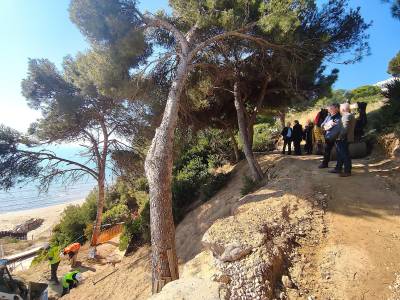 Salou construye un gran parque, con vistas al mar, en la playa Llarga