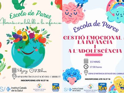 Salou continúa la Escuela de Padres, con una sesión sobre gestión emocional en la infancia y la adolescencia, el próximo lunes, 15 de mayo