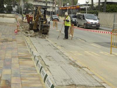 Salou ejecuta obras de mejora en calles y aceras por importe de casi 1,3 millones de euros