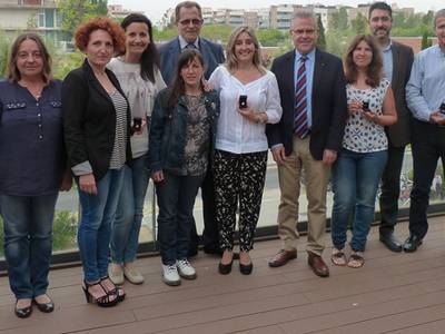 Salou entrega el pin de plata a 5 funcionarios por sus 25 años de servicio