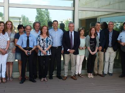 Salou entrega el pin de plata a 9 funcionarios por sus 25 años de servicio en el municipio