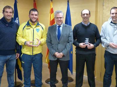 Salou homenajea el equipo senior B del Salou Fútbol Sala