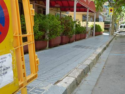 Salou inicia una prueba piloto para convertir en zona de uso exclusivo para peatones tres calles perpendiculares al paseo Jaume I