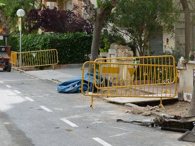 Salou mejora el pavimento del carril bici del Camino de la Torre y las aceras de las calles Cambrils, Guillem de Montcada, Guillem de Claramunt y Gandesa