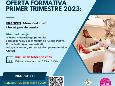 Salou ofrece un nuevo curso gratuito de francés, sobre atención al cliente y técnicas de venta